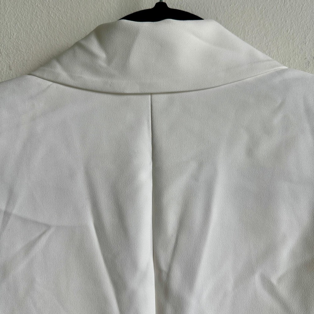 Vince Camuto Blazer Womens 8 New Ivory Garden Romance White Jacket Pockets NWT - Picture 8 of 11